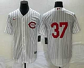 Men's Cincinnati Reds #37 Tyler Stephenson White Field of Dreams Stitched Baseball Jersey,baseball caps,new era cap wholesale,wholesale hats