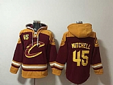 Men's Cleveland Cavaliers #45 Donovan Mitchell Red Ageless Must-Have Lace-Up Pullover Hoodie,baseball caps,new era cap wholesale,wholesale hats