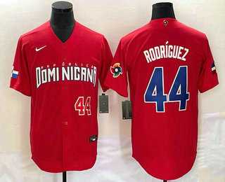 Men's Dominican Republic #44 Julio Rodriguez Number 2023 Red World Classic Stitched Jersey,We sell and wholesale Men's Dominican Republic #44 Julio Rodriguez Number 2023 Red World Classic Stitched Jersey on line form chian!