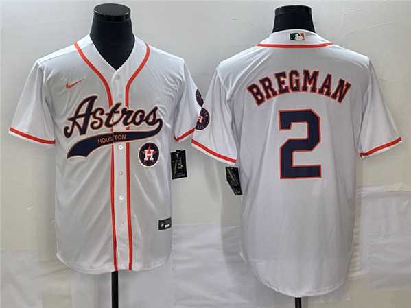 Men's Houston Astros #2 Alex Bregman White With Patch Cool Base Stitched Baseball Jersey,We sell and wholesale Men's Houston Astros #2 Alex Bregman White With Patch Cool Base Stitched Baseball Jersey on line form chian!