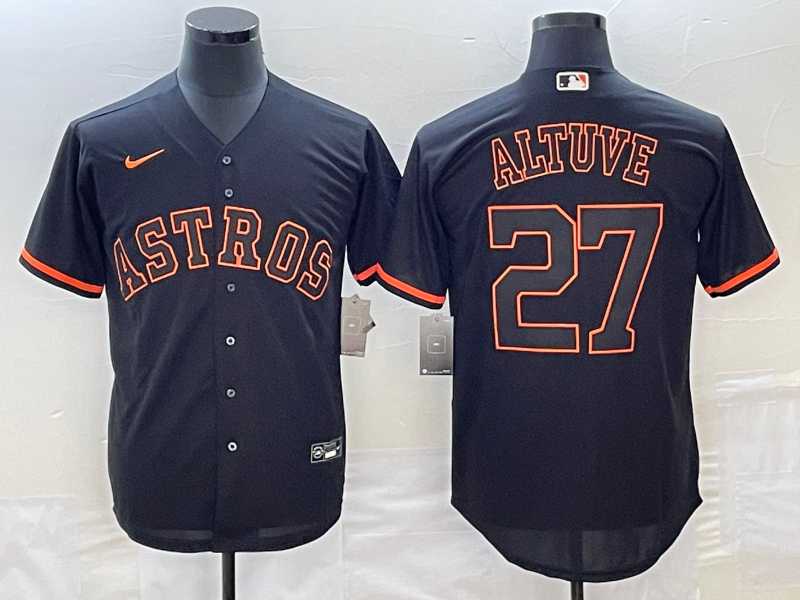 Men's Houston Astros #27 Jose Altuve Lights Out Black Fashion Stitched MLB Cool Base Nike Jersey,We sell and wholesale Men's Houston Astros #27 Jose Altuve Lights Out Black Fashion Stitched MLB Cool Base Nike Jersey on line form chian!