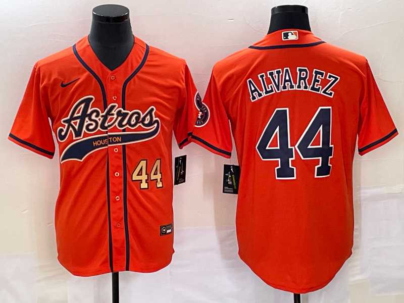 Men's Houston Astros #44 Yordan Alvarez Number Orange With Patch Cool Base Stitched Baseball Jersey,We sell and wholesale Men's Houston Astros #44 Yordan Alvarez Number Orange With Patch Cool Base Stitched Baseball Jersey on line form chian!