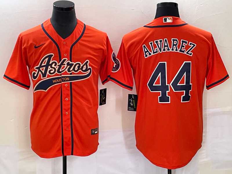 Men's Houston Astros #44 Yordan Alvarez Orange With Patch Cool Base Stitched Baseball Jersey,We sell and wholesale Men's Houston Astros #44 Yordan Alvarez Orange With Patch Cool Base Stitched Baseball Jersey on line form chian!