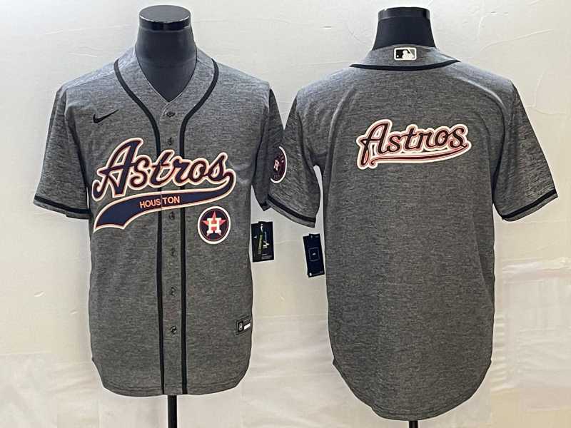 Men's Houston Astros Blank Grey Gridiron With Patch Cool Base Stitched Baseball Jerseys,We sell and wholesale Men's Houston Astros Blank Grey Gridiron With Patch Cool Base Stitched Baseball Jerseys on line form chian!