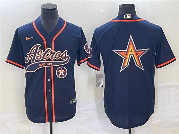 Men's Houston Astros Navy Team Big Logo With Patch Cool Base Stitched Baseball Jersey,We sell and wholesale Men's Houston Astros Navy Team Big Logo With Patch Cool Base Stitched Baseball Jersey on line form chian!