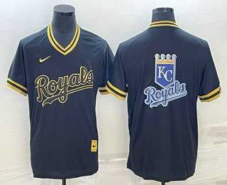 Men's Kansas City Royals Big Logo Black Gold Nike Cooperstown Legend V Neck Jerseys,We sell and wholesale Men's Kansas City Royals Big Logo Black Gold Nike Cooperstown Legend V Neck Jerseys on line form chian!