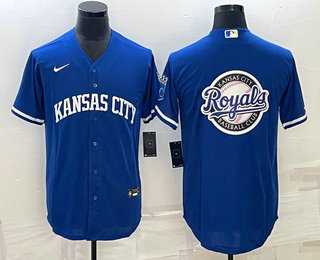 Men's Kansas City Royals Big Logo Blue 2022 City Connect Cool Base Stitched Jerseys,We sell and wholesale Men's Kansas City Royals Big Logo Blue 2022 City Connect Cool Base Stitched Jerseys on line form chian!