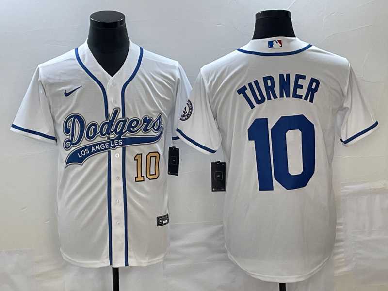 Men's Los Angeles Dodgers #10 Justin Turner Number White With Patch Cool Base Stitched Baseball Jersey,We sell and wholesale Men's Los Angeles Dodgers #10 Justin Turner Number White With Patch Cool Base Stitched Baseball Jersey on line form chian!