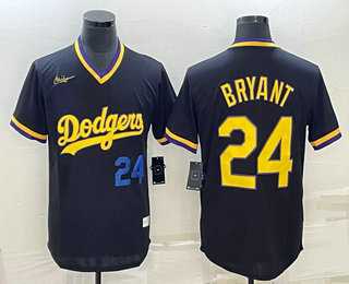 Men's Los Angeles Dodgers #24 Kobe Bryant Number Black Stitched Pullover Throwback Nike Jersey,We sell and wholesale Men's Los Angeles Dodgers #24 Kobe Bryant Number Black Stitched Pullover Throwback Nike Jersey on line form chian!