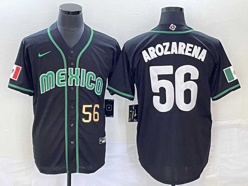 Men's Mexico #56 Randy Arozarena Number 2023 Black World Classic Stitched Jersey,We sell and wholesale Men's Mexico #56 Randy Arozarena Number 2023 Black World Classic Stitched Jersey on line form chian!