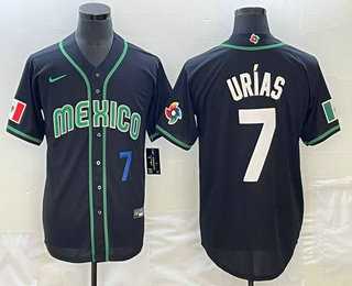 Men's Mexico #7 Julio Urias Number 2023 Black White World Classic Stitched Jersey,We sell and wholesale Men's Mexico #7 Julio Urias Number 2023 Black White World Classic Stitched Jersey on line form chian!