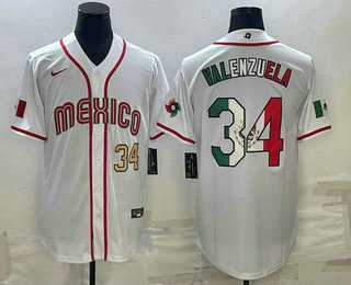 Men's Mexico Baseball #34 Fernando Valenzuela Number 2023 White World Classic Stitched Jerseys,We sell and wholesale Men's Mexico Baseball #34 Fernando Valenzuela Number 2023 White World Classic Stitched Jerseys on line form chian!