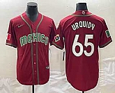 Men's Mexico Baseball #65 Giovanny Gallegos 2023 Red World Classic Stitched Jerseys