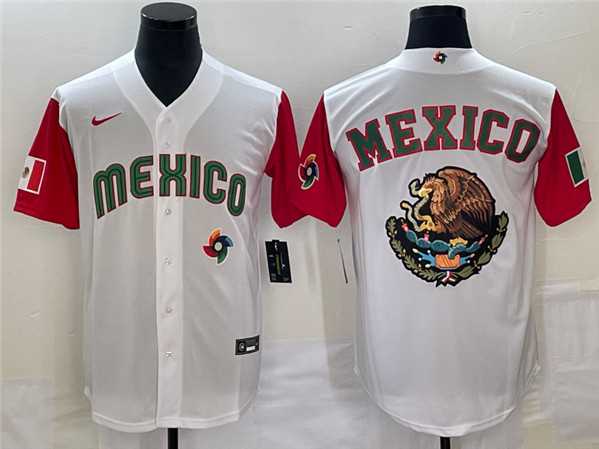 Men's Mexico Baseball 2023 White Team Big Logo World Baseball Classic Stitched Jersey,We sell and wholesale Men's Mexico Baseball 2023 White Team Big Logo World Baseball Classic Stitched Jersey on line form chian!