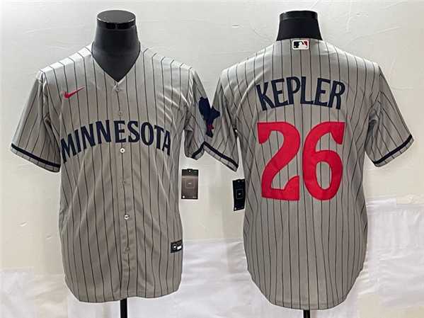 Men's Minnesota Twins #26 Max Kepler Gray Cool Base Stitched Baseball Jersey,We sell and wholesale Men's Minnesota Twins #26 Max Kepler Gray Cool Base Stitched Baseball Jersey on line form chian!