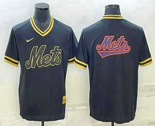 Men's New York Mets Big Logo Black Gold Nike Cooperstown Legend V Neck Jerseys,We sell and wholesale Men's New York Mets Big Logo Black Gold Nike Cooperstown Legend V Neck Jerseys on line form chian!
