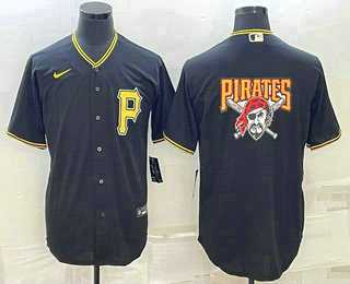 Men's Pittsburgh Pirates Big Logo Black Stitched MLB Cool Base Nike Jersey,We sell and wholesale Men's Pittsburgh Pirates Big Logo Black Stitched MLB Cool Base Nike Jersey on line form chian!