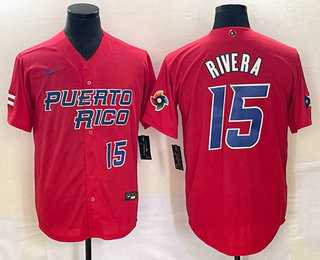 Men's Puerto Rico #15 Emmanuel Rivera Number 2023 Red World Classic With Patch Stitched Jersey,We sell and wholesale Men's Puerto Rico #15 Emmanuel Rivera Number 2023 Red World Classic With Patch Stitched Jersey on line form chian!