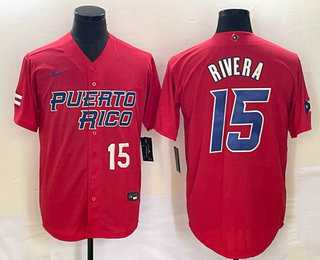 Men's Puerto Rico Baseball #15 Emmanuel Rivera Number 2023 Red World Classic With Patch Stitched Jersey,We sell and wholesale Men's Puerto Rico Baseball #15 Emmanuel Rivera Number 2023 Red World Classic With Patch Stitched Jersey on line form chian!