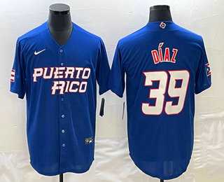 Men's Puerto Rico Baseball #39 Edwin Diaz 2023 Blue World Baseball Classic Stitched Jersey,We sell and wholesale Men's Puerto Rico Baseball #39 Edwin Diaz 2023 Blue World Baseball Classic Stitched Jersey on line form chian!