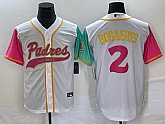 Men's San Diego Padres #2 Xander Bogaerts White NEW 2023 City Connect Cool Base Jerseys,baseball caps,new era cap wholesale,wholesale hats