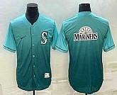 Men's Seattle Mariners Big Logo Nike Green Fade Jersey,baseball caps,new era cap wholesale,wholesale hats