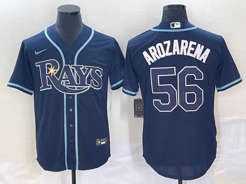 Men's Tampa Bay Rays #56 Randy Arozarena Navy Blue Stitched MLB Cool Base Nike Jersey,We sell and wholesale Men's Tampa Bay Rays #56 Randy Arozarena Navy Blue Stitched MLB Cool Base Nike Jersey on line form chian!