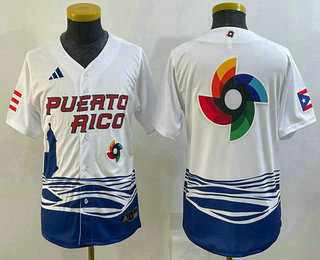 Youth Puerto Rico Baseball Big Logo White 2023 World Baseball Classic Stitched Jerseys,We sell and wholesale Youth Puerto Rico Baseball Big Logo White 2023 World Baseball Classic Stitched Jerseys on line form chian!