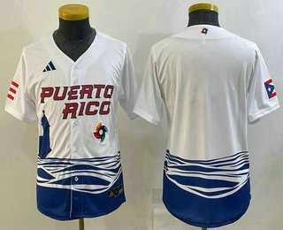 Youth Puerto Rico Baseball Blank 2023 White World Baseball Classic Stitched Jersey,We sell and wholesale Youth Puerto Rico Baseball Blank 2023 White World Baseball Classic Stitched Jersey on line form chian!