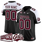 Men's Montana Grizzlies Active Player Custom Black Alternate 2025 F.U.S.E. Big Sky Patch Vapor Limited V1 Stitched Jersey,baseball caps,new era cap wholesale,wholesale hats