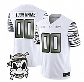 Men's Oregon Ducks Active Player Custom White 2025 F.U.S.E. Mummy Duck Vapor Limited V1 Stitched Jersey,baseball caps,new era cap wholesale,wholesale hats