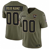 Men's Denver Broncos Active Player Custom Olive 2025 Salute to Service Limited Stitched Jersey,baseball caps,new era cap wholesale,wholesale hats