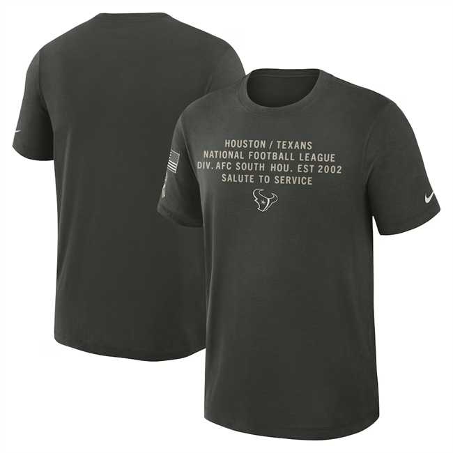 Men's Houston Texans Dark Green 2025 Salute to Service Sideline Slub Dri-FIT T-Shirt,We sell and wholesale Men's Houston Texans Dark Green 2025 Salute to Service Sideline Slub Dri-FIT T-Shirt on line form chian!