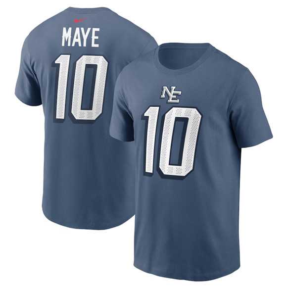 Men's New England Patriots #10 Drake Maye Blue 2025 Rivalries Collection Player Name & Number T-Shirt,We sell and wholesale Men's New England Patriots #10 Drake Maye Blue 2025 Rivalries Collection Player Name & Number T-Shirt on line form chian!
