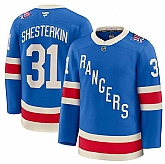 Men's New York Rangers #31 Igor Shesterkin Blue Centennial Stitched Jersey Dzhi,baseball caps,new era cap wholesale,wholesale hats