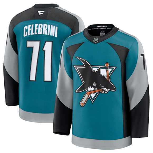Men's San Jose Sharks #71 Macklin Celebrini Teal 2025 Alternate Stitched Jersey Dzhi,We sell and wholesale Men's San Jose Sharks #71 Macklin Celebrini Teal 2025 Alternate Stitched Jersey Dzhi on line form chian!