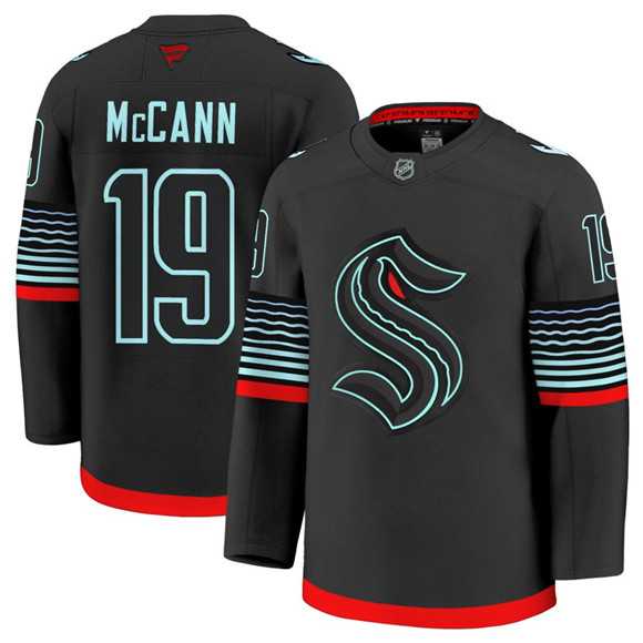 Men's Seattle Kraken #19 Jaden Schwartz Black Alternate Stitched Jersey Dzhi,We sell and wholesale Men's Seattle Kraken #19 Jaden Schwartz Black Alternate Stitched Jersey Dzhi on line form chian!