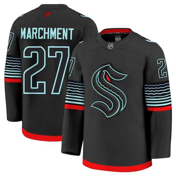 Men's Seattle Kraken #27 Mason Marchment Black Alternate Stitched Jersey Dzhi,We sell and wholesale Men's Seattle Kraken #27 Mason Marchment Black Alternate Stitched Jersey Dzhi on line form chian!