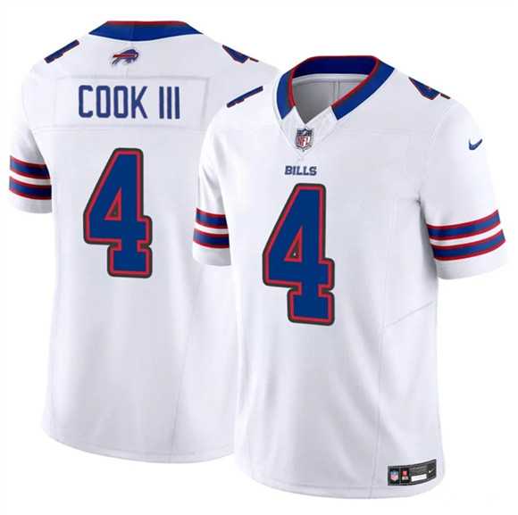 Men & Women & Youth Buffalo Bills #4 James Cook III White 2025 F.U.S.E. Vapor Untouchable Limited Stitched Jersey,We sell and wholesale Men & Women & Youth Buffalo Bills #4 James Cook III White 2025 F.U.S.E. Vapor Untouchable Limited Stitched Jersey on line form chian!