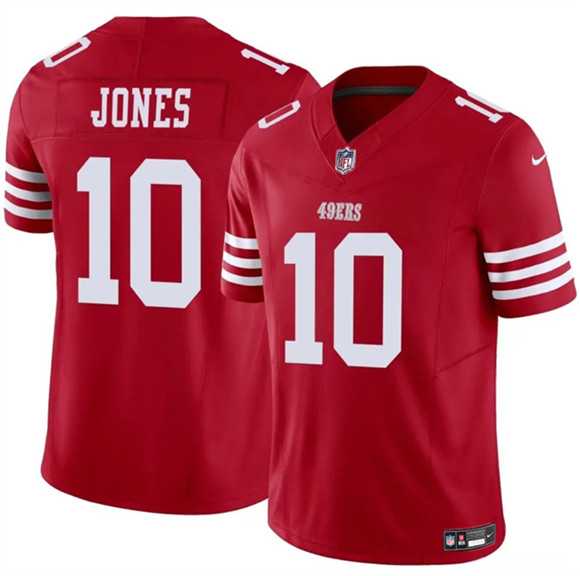 Men & Women & Youth San Francisco 49ers #10 Mac Jones Red 2025 F.U.S.E. Vapor Untouchable Limited Stitched Jersey,We sell and wholesale Men & Women & Youth San Francisco 49ers #10 Mac Jones Red 2025 F.U.S.E. Vapor Untouchable Limited Stitched Jersey on line form chian!