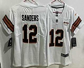 Women's Cleveland Browns #12 Shedeur Sanders Limited White Alternate Vapor Jersey,baseball caps,new era cap wholesale,wholesale hats