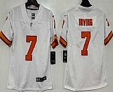 Women's Tampa Bay Buccaneers #7 Bucky Irving Limited White Throwback Vapor Jersey,baseball caps,new era cap wholesale,wholesale hats