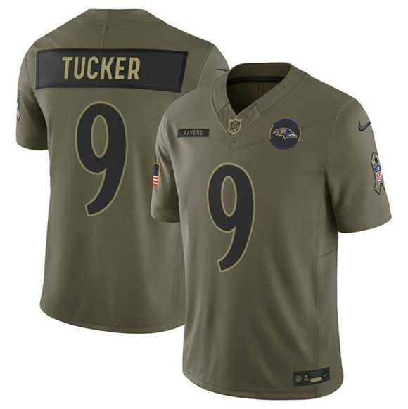Men's Baltimore Ravens #9 Justin Tucker Olive 2025 F.U.S.E. Salute to Service Limited Stitched Jersey Dyin,We sell and wholesale Men's Baltimore Ravens #9 Justin Tucker Olive 2025 F.U.S.E. Salute to Service Limited Stitched Jersey Dyin on line form chian!