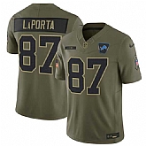 Men's Detroit Lions #87 Sam LaPorta Olive 2025 F.U.S.E. Salute to Service Limited Stitched Jersey Dyin,baseball caps,new era cap wholesale,wholesale hats