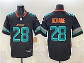 Men's Miami Dolphins #28 DeVon Achane Black 2025 F.U.S.E. 'Rivalries' Vapor Limited Stitched Jersey Dzhi,baseball caps,new era cap wholesale,wholesale hats