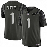 Men's New York Jets #1 Ahmad Gardner Black 2025 F.U.S.E. 'Rivalries' Vapor Limited Stitched Jersey Dzhi,baseball caps,new era cap wholesale,wholesale hats