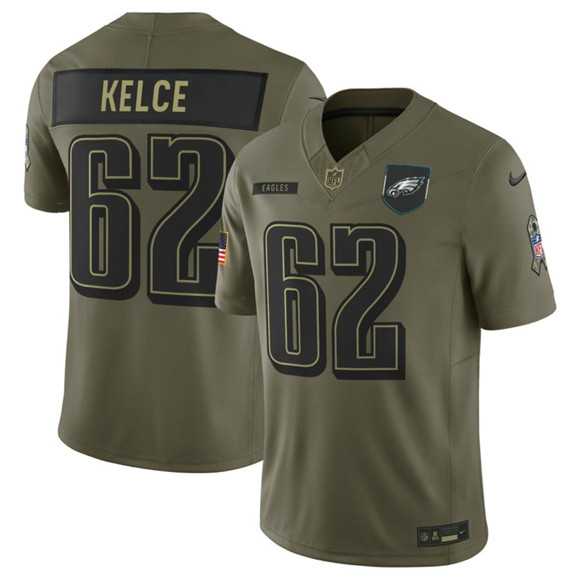 Men's Philadelphia Eagles #62 Jason Kelce Olive 2025 Salute to Service Limited Stitched Jersey Dyin,We sell and wholesale Men's Philadelphia Eagles #62 Jason Kelce Olive 2025 Salute to Service Limited Stitched Jersey Dyin on line form chian!
