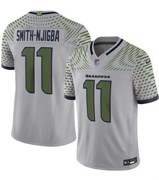 Men's Seattle Seahawks #11 Jaxon Smith-Njigba Gray 2025 F.U.S.E. 'Rivalries' Vapor Untouchable Limited Stitched Jersey Dzhi,We sell and wholesale Men's Seattle Seahawks #11 Jaxon Smith-Njigba Gray 2025 F.U.S.E. 'Rivalries' Vapor Untouchable Limited Stitched Jersey Dzhi on line form chian!
