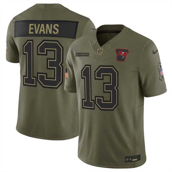 Men's Tampa Bay Buccaneers #13 Mike Evans Olive 2025 Salute to Service Limited Stitched Jersey Dyin,We sell and wholesale Men's Tampa Bay Buccaneers #13 Mike Evans Olive 2025 Salute to Service Limited Stitched Jersey Dyin on line form chian!