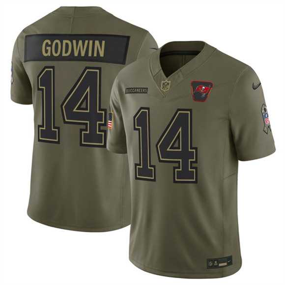 Men's Tampa Bay Buccaneers #14 Chris Godwin Jr. Olive 2025 Salute to Service Limited Stitched Jersey Dyin,We sell and wholesale Men's Tampa Bay Buccaneers #14 Chris Godwin Jr. Olive 2025 Salute to Service Limited Stitched Jersey Dyin on line form chian!